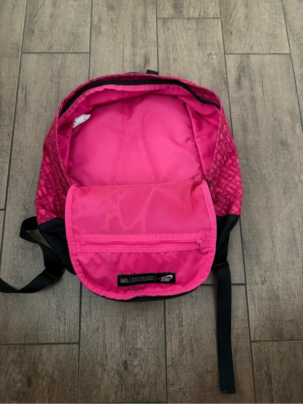 Nike Young Athletes Cheyenne Print/Hyper Pink/Black/Silver Backpack Kids